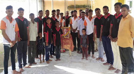 खैरा ता.नांदुरा जि. बुलडाणा येथे संत सेना महाराज यांच्या पुण्यतिथी निमित्त महाप्रसाद