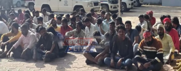 भल्या पहाटे जळगाव पोलिसांचे गुन्हेगारी विश्वाला हादरवणारे कोम्बिंग ऑपरेशन