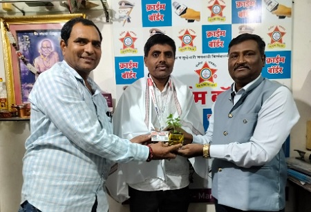 संदीप सुपडा कल्याणकर यांची क्राईम बॉर्डरच्या प्रतिनिधी पदी नियुक्ती