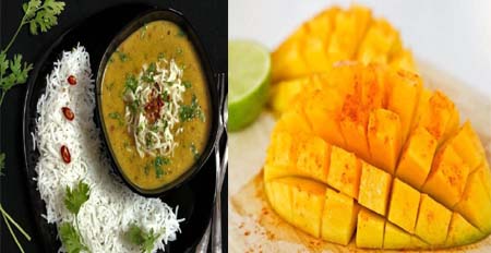 कढी आणि नूडल्स