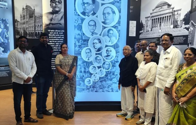 तामिळनाडूतील पेरियार विद्यापिठाच्या कुलपतींकडून ऐरोली येथील डॉ.बाबासाहेब आंबेडकर ज्ञानस्मारकाची प्रशंसा